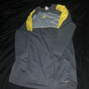 Adidas ClimaLite Gray Keeper Jersey XL